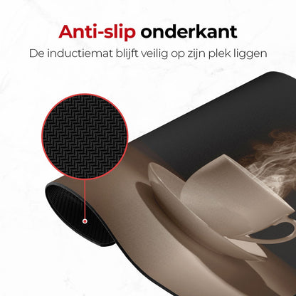 Inductie mat koffie anti slip onderkant