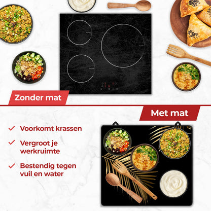 Voordelen van een inductie mat gouden bladeren